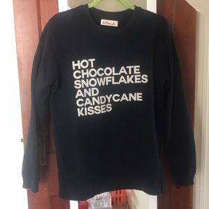 Navy Kittenish sweatshirt